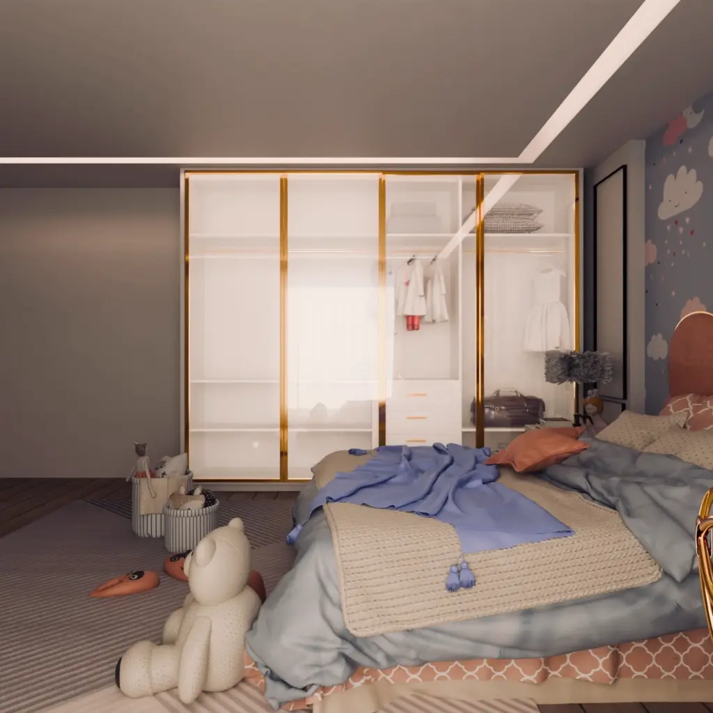 Σχεδιαστική πρόταση παιδικού δωματίου