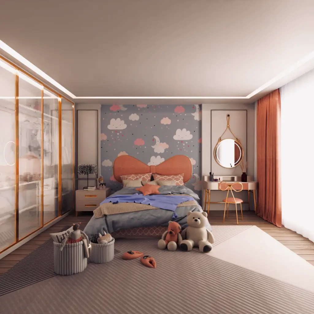 Σχεδιαστική πρόταση παιδικού δωματίου