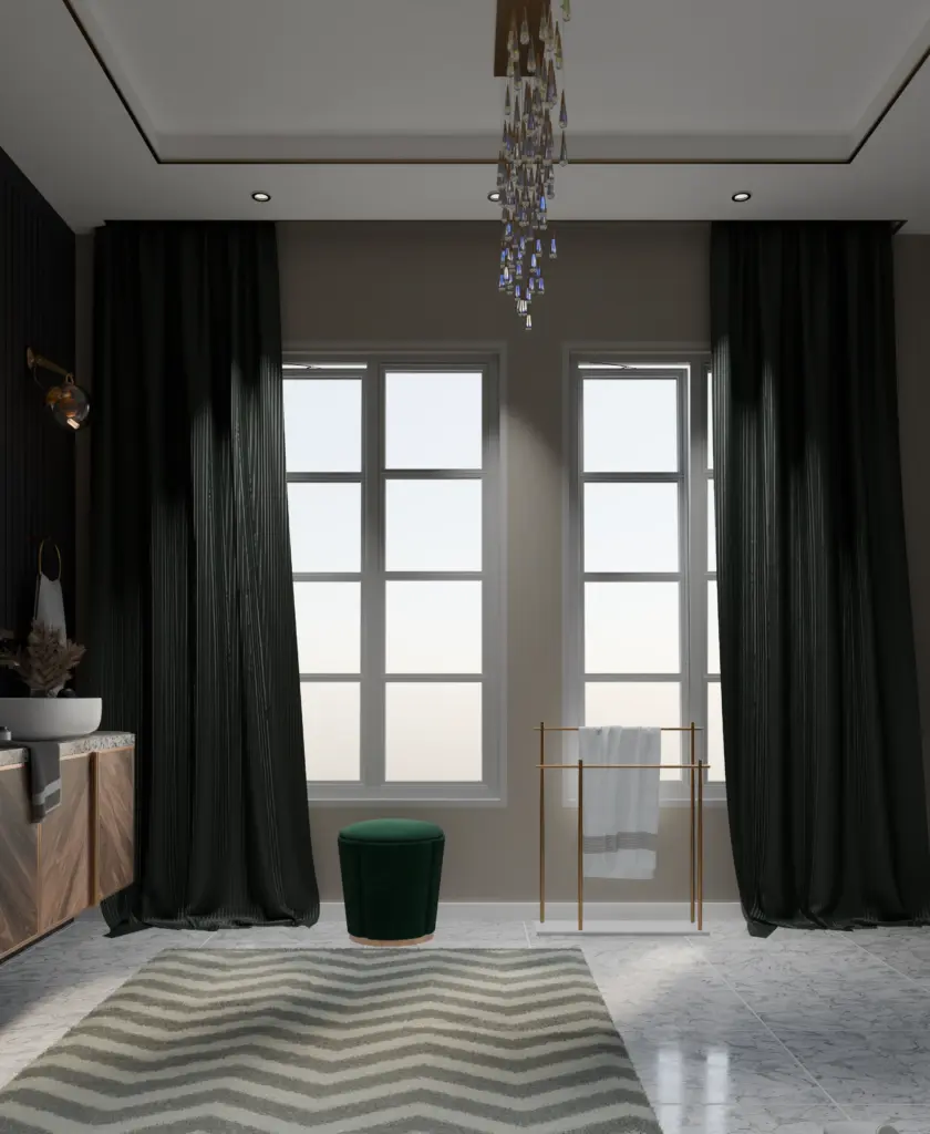 Σχεδιαστική πρόταση μπάνιου - Τεχνικό Γραφείο Βόλος