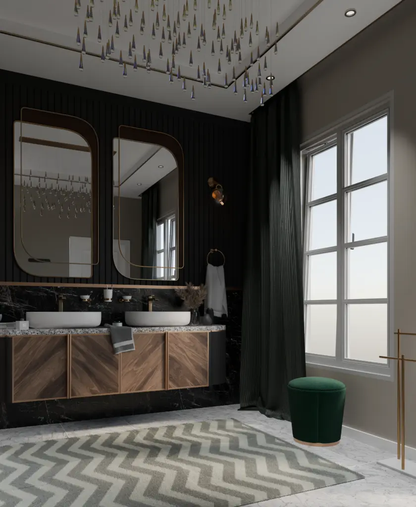 Σχεδιαστική πρόταση μπάνιου - Τεχνικό Γραφείο Βόλος