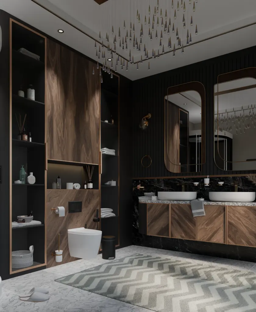 Σχεδιαστική πρόταση μπάνιου - Τεχνικό Γραφείο Βόλος