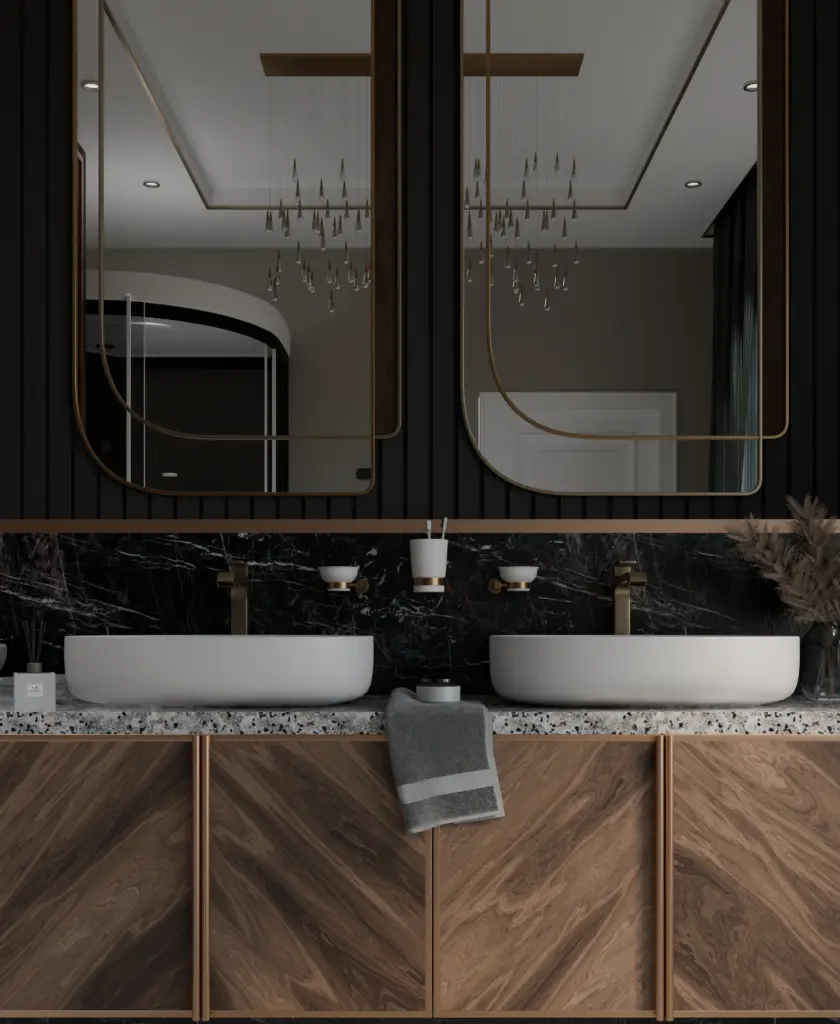 Σχεδιαστική πρόταση μπάνιου - Τεχνικο Γραφείο Βόλος